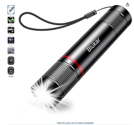 Linterna Táctica 2000 Lúmenes - Alta Potencia EDC